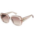 【送料無料】 カートジェイガーロンドン レディース サングラス・アイウェア アクセサリー Women's KGL1034 53mm Square Sunglasses Beige