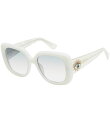 【送料無料】 カートジェイガーロンドン レディース サングラス・アイウェア アクセサリー Women's KGL1034 53mm Square Sunglasses Bone