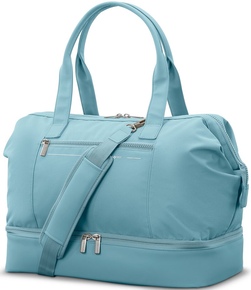 サムソナイト レディース バッグ スーツケース Samsonite Companion Bags Better Than Basic Drop Bottom Weekender Duffle Bag Vintage Blue ブルー