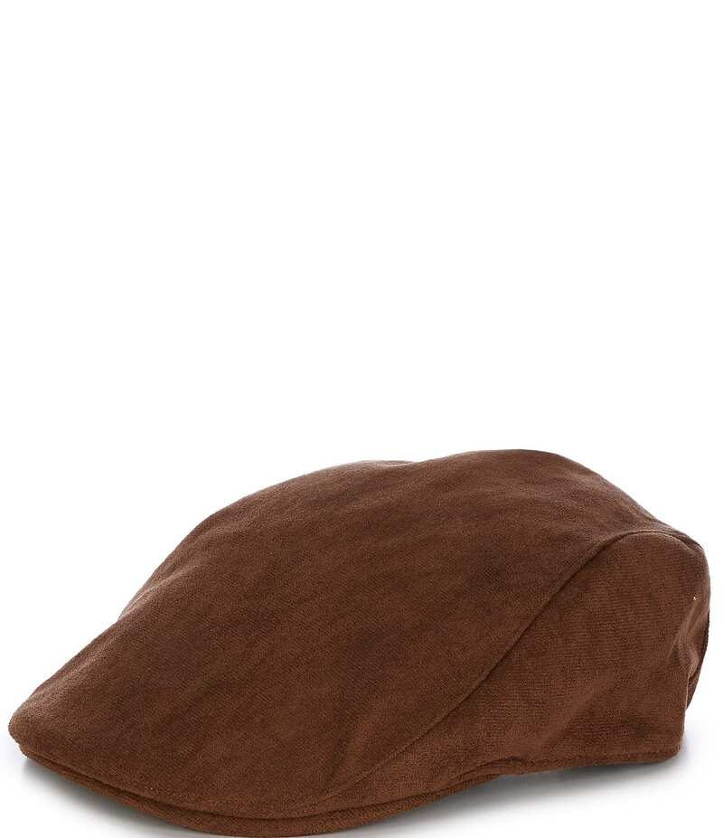 ダニエル クレミュ メンズ アクセサリー 帽子 スエード Cremieux Blue Label Suede Driver Hat Dark Brown ブラウ...