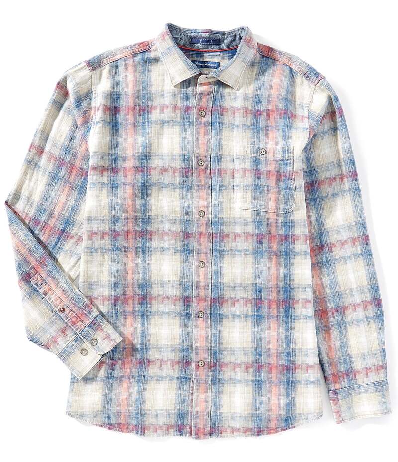 トッミーバハマ メンズ トップス シャツ Tommy Bahama Palo Alto Plaid Long Sleeve Woven Shirt Shell..