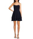 【送料無料】 ハニーアンドロージー レディース ワンピース トップス Emma Bodice Double Hem Fit & Flare Dress Navy