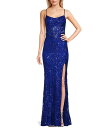 【送料無料】 ビーダーリン レディース ワンピース トップス Spaghetti Strap Scoop Neck Back Lace Up Long Dres...