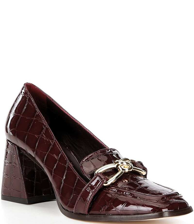 アントニオ メラーニ レディース シューズ ヒール レザー ローファー Antonio Melani Selah Croco Pate..