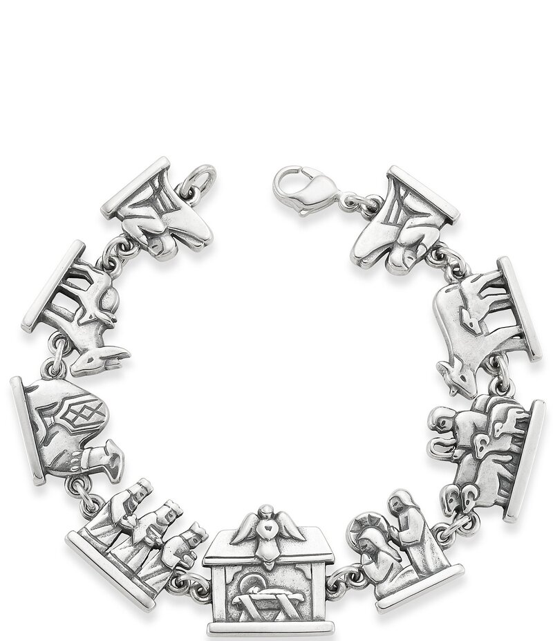 ジェームズ エイヴリー レディース アクセサリー ブレスレット・バングル・アンクレット James Avery Sterling Silver Nativity Link Bracelet Sterling Silver シルバー