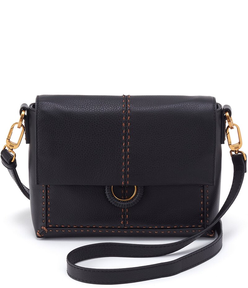 ホボ レディース バッグ ショルダーバッグ HOBO Austin Flap Crossbody Bag Black ブラック
