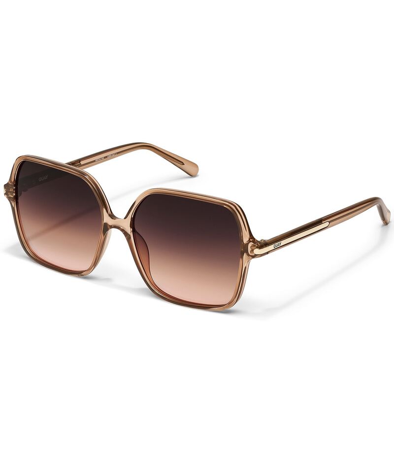 クエイ レディース アクセサリー サングラス・アイウェア QUAY Women's Press Tour 60mm Square Sungla..