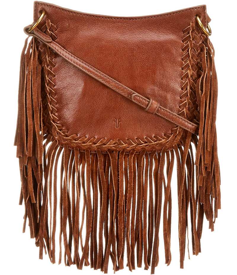 フライ レディース バッグ ショルダーバッグ ミニ フリンジ Frye Faye Mini Fringe Crossbody Bag Cognac(4)