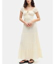 【送料無料】 アーバンアウトフィッターズ レディース ワンピース トップス Sienna Cap Sleeve Long Dress Buttermilk(4)
