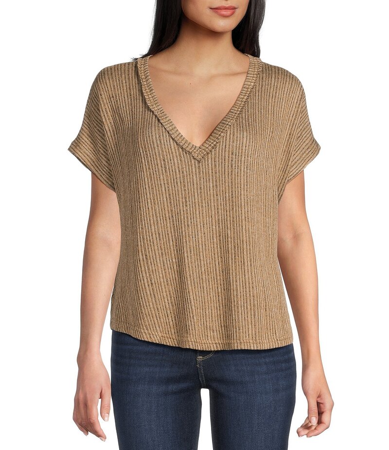 ブルーペッペーブルーペッパー レディース トップス Tシャツ Vネック セーター ニット Blu Pepper V-Ne..