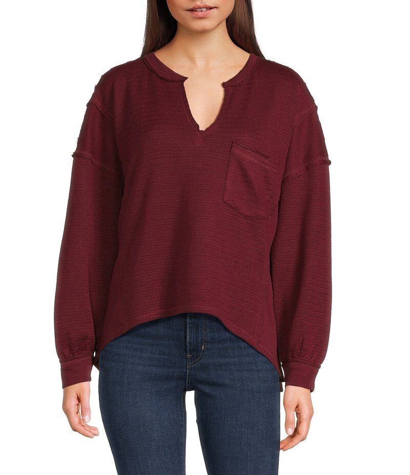 ブルーペッペーブルーペッパー レディース トップス Tシャツ Vネック ニット Blu Pepper Knit V-Neck T..