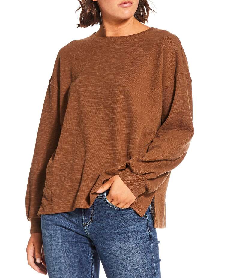 ブルーペッペーブルーペッパー レディース トップス Tシャツ ドロップショルダー ニット Blu Pepper Kn..