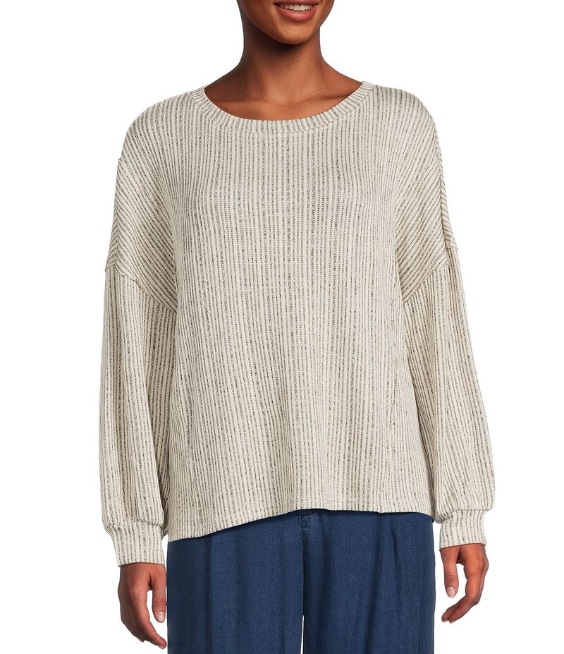 ブルーペッペーブルーペッパー レディース トップス Tシャツ リブニット ニット Blu Pepper Rib Knit R..