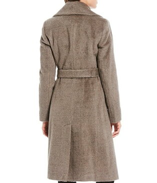 ダナキャラン レディース コート アウター Suri Alpaca Blend Belted Coat Mushroom