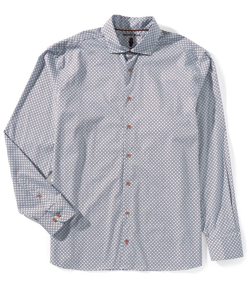 ビスコッティ メンズ トップス シャツ プリント トール Visconti Big & Tall Multi Geo Print Long Sle..