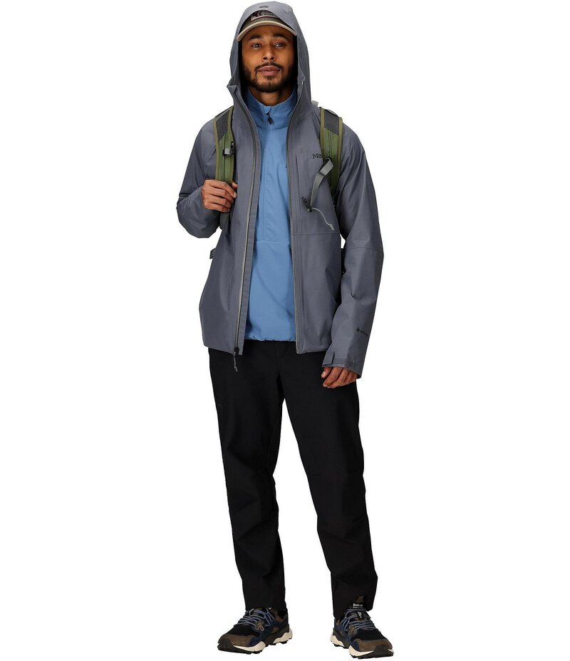 マーモット メンズ アウター ジャケット・ブルゾン レイン Marmot Waypoint GORE-TEXR Rain Jacket Steel Onyx