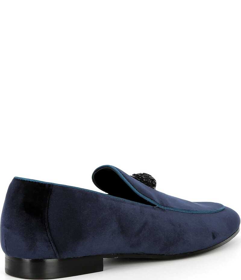 カートジェイガーロンドン メンズ シューズ スリッポン・ローファー ベルベット ローファー ロゴ Kurt ..