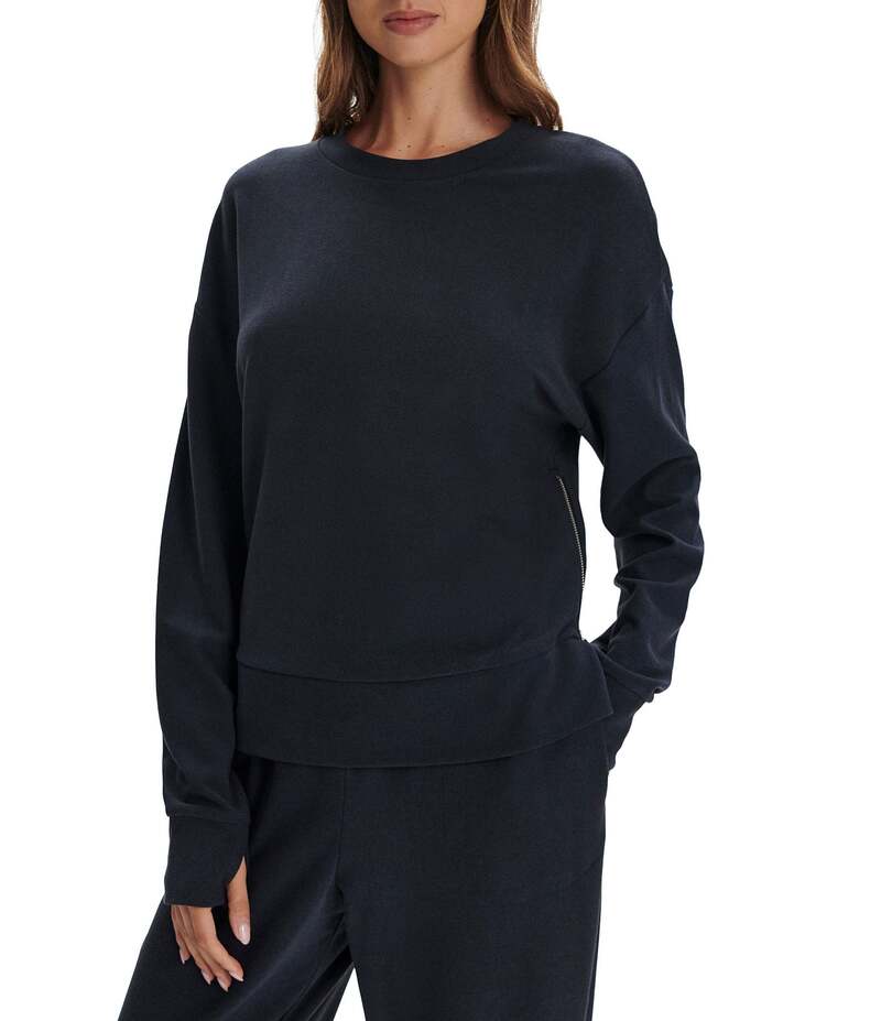 バーレイ レディース トップス Tシャツ クルーネック スウェット シャツ Varley Horton Side Zip Crew ..