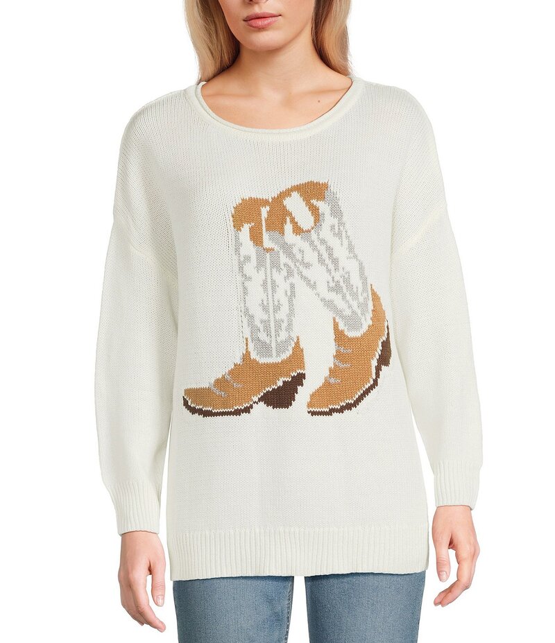 ブルーペッペーブルーペッパー レディース アウター ニット・セーター セーター ブーツ ニット Blu Pep..