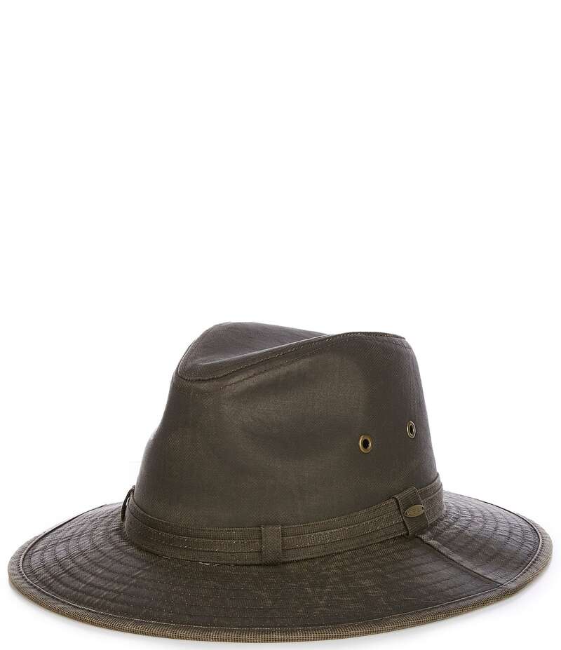 ˥ ߥ  ꡼ ˹ Cremieux Blue Label Waxed Safari Hat Brown ֥饦