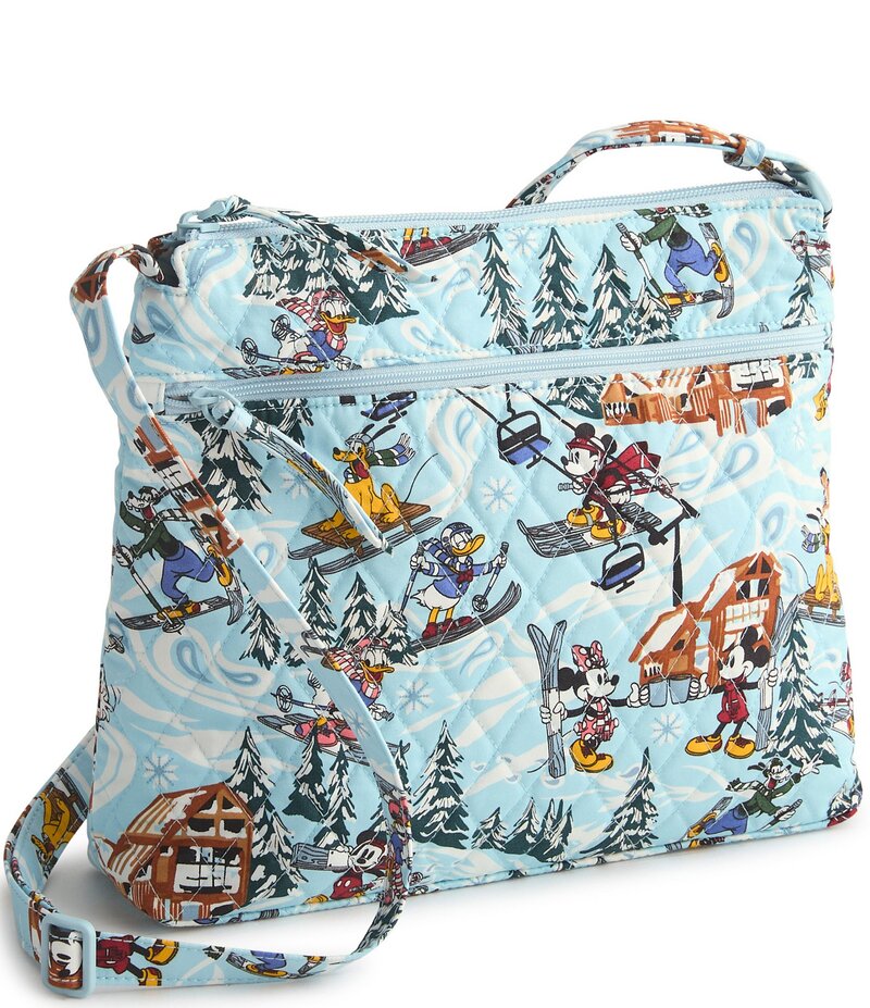 ベラブラッドリー レディース バッグ ショルダーバッグ Vera Bradley Original Zip Hipster Mickey Mou..