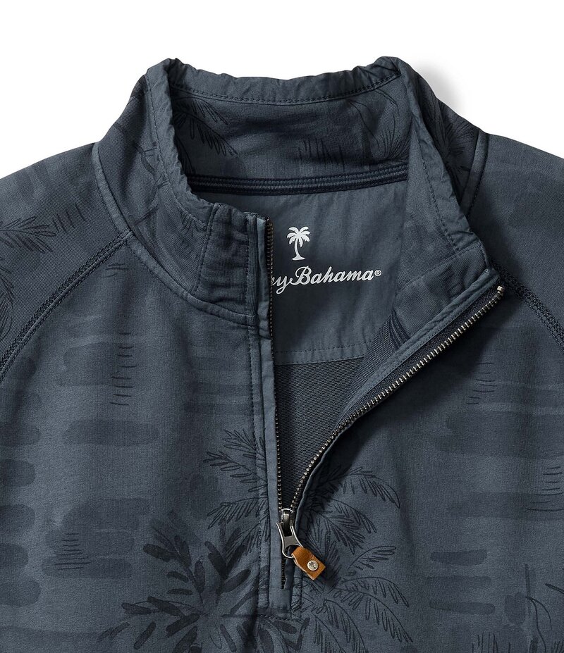トッミーバハマ メンズ ボトムス カジュアルパンツ トール Tommy Bahama Big & Tall Midnight Shade Half-Zip Pullover Night Sky