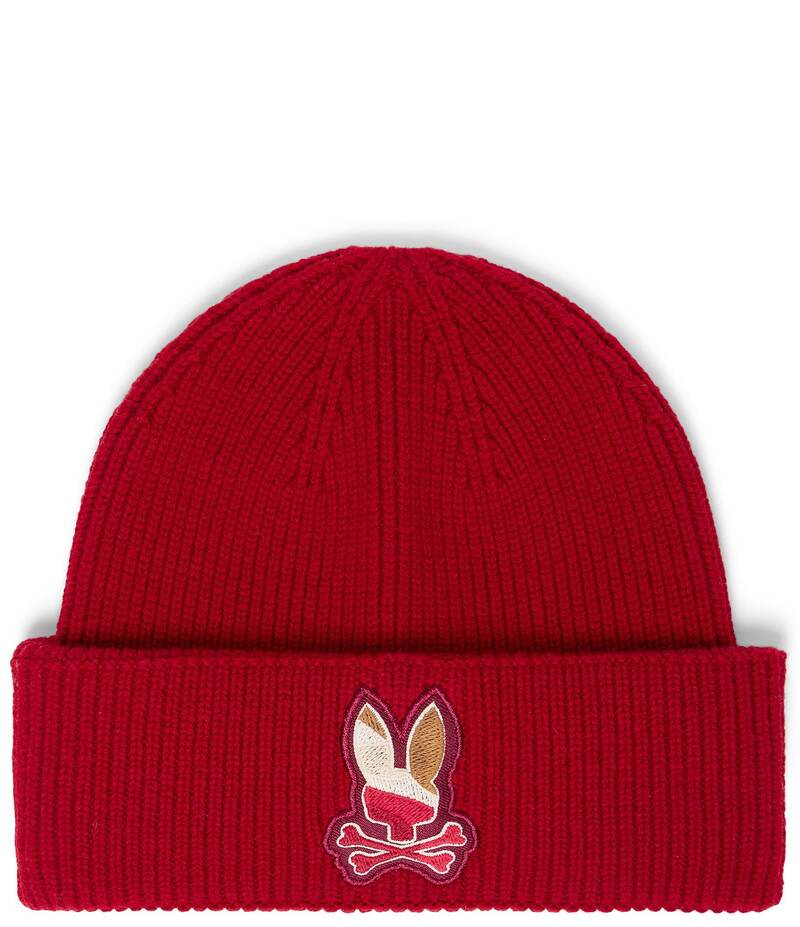 Хˡ  ꡼ ˹ Psycho Bunny Dante Beanie Garnet