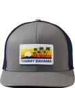 トッミーバハマ メンズ アクセサリー 帽子 キャップ Tommy Bahama Island Horizon Trucker Cap Grey グレー