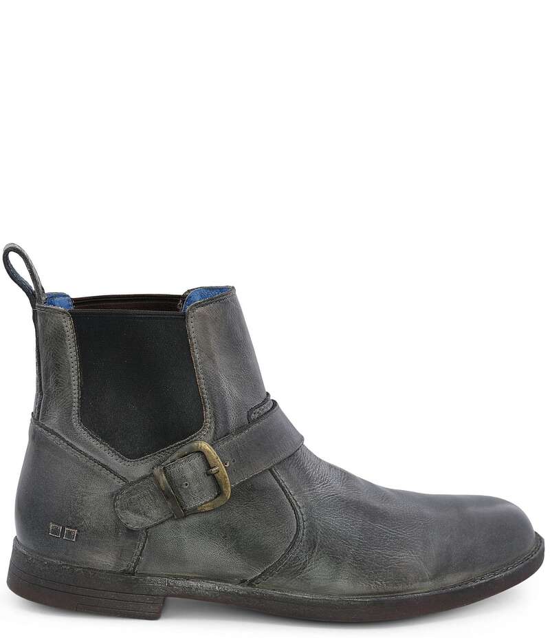 ベッドステュ メンズ シューズ ブーツ・レインブーツ チェルシーブーツ チェルシー ブーツ レザー Bed Stu Men's Michelangelo Rustic Leather Chelsea Boots Graphito