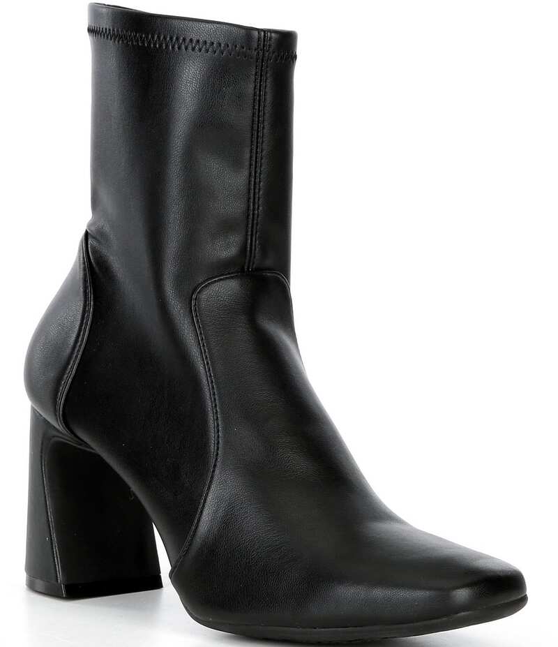 【送料無料】 ジービー レディース ブーツ・レインブーツ シューズ Say-Less Stretch Block Heel Booties Black