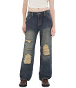 【送料無料】 ゲス レディース デニムパンツ ジーンズ ボトムス Originals Mid Rise Distressed Carpenter Jeans G...