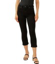 【送料無料】 シルバー ジーンズ レディース デニムパンツ ジーンズ ボトムス High Rise Curvy Fit Avery Capri Leg Jeans Black(4)