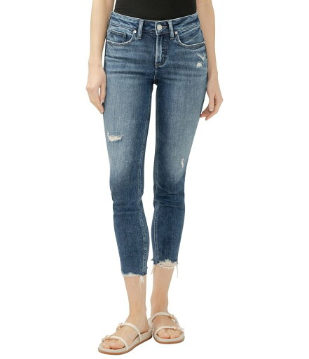 【送料無料】 シルバー ジーンズ レディース デニムパンツ ジーンズ ボトムス Suki Mid Rise Skinny Leg Cropped Jeans Indigo 【送料無料】 シルバー ジーンズ レディース デニムパンツ ジーンズ ボトムス Suki Mid Rise Skinny Leg Cropped Jeans Indigo