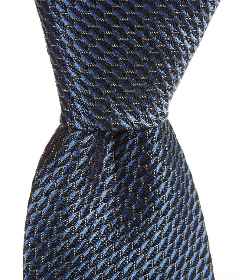ムラノ メンズ アクセサリー ネクタイ Murano Noah 3 Textured Nonsolid Tie Blue ブルー
