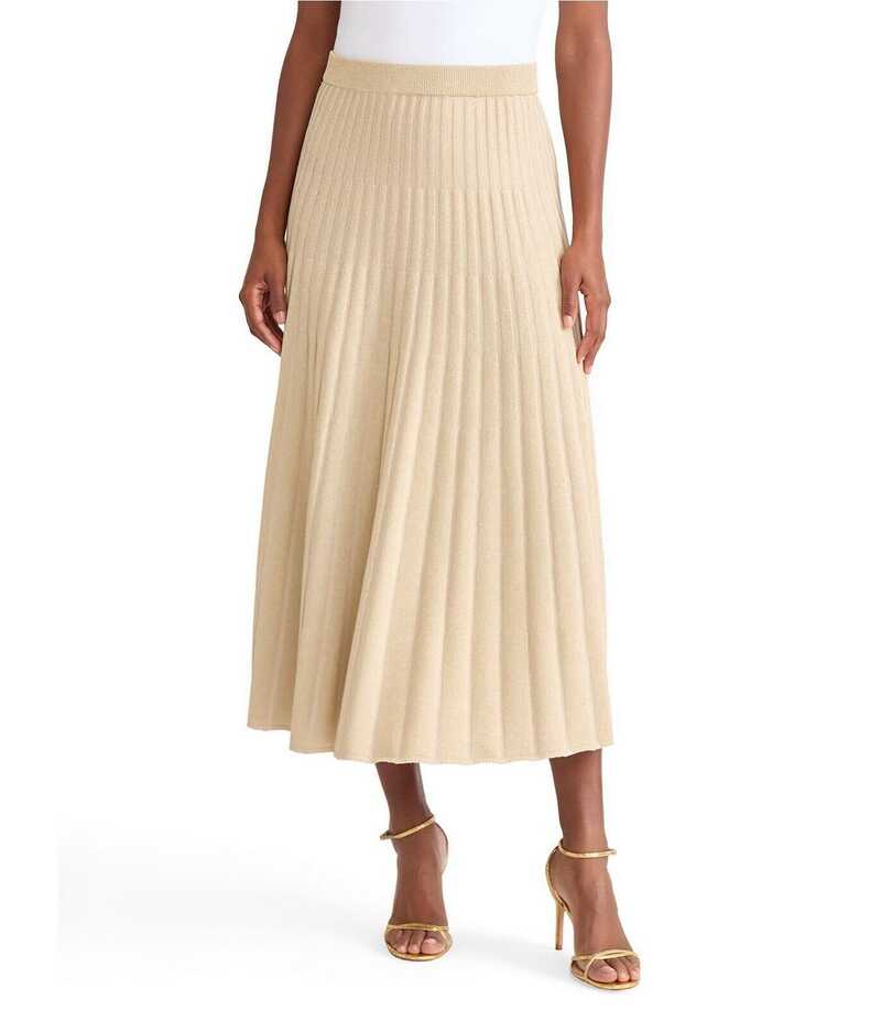 ミソック レディース ボトムス スカート A ライン ミディワンピース プリーツ リブ ミディ ニット MISO..