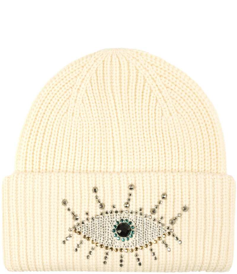 カートジェイガーロンドン レディース アクセサリー 帽子 Kurt Geiger London Embellished Evil Eye Be..