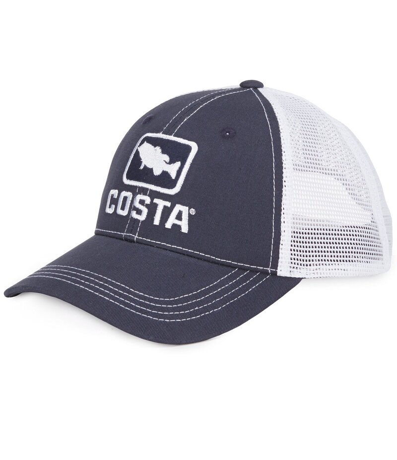   ꡼ ˹ ɽ Costa Embroidered XL Bass Trucker Hat Navy/White ۥ磻