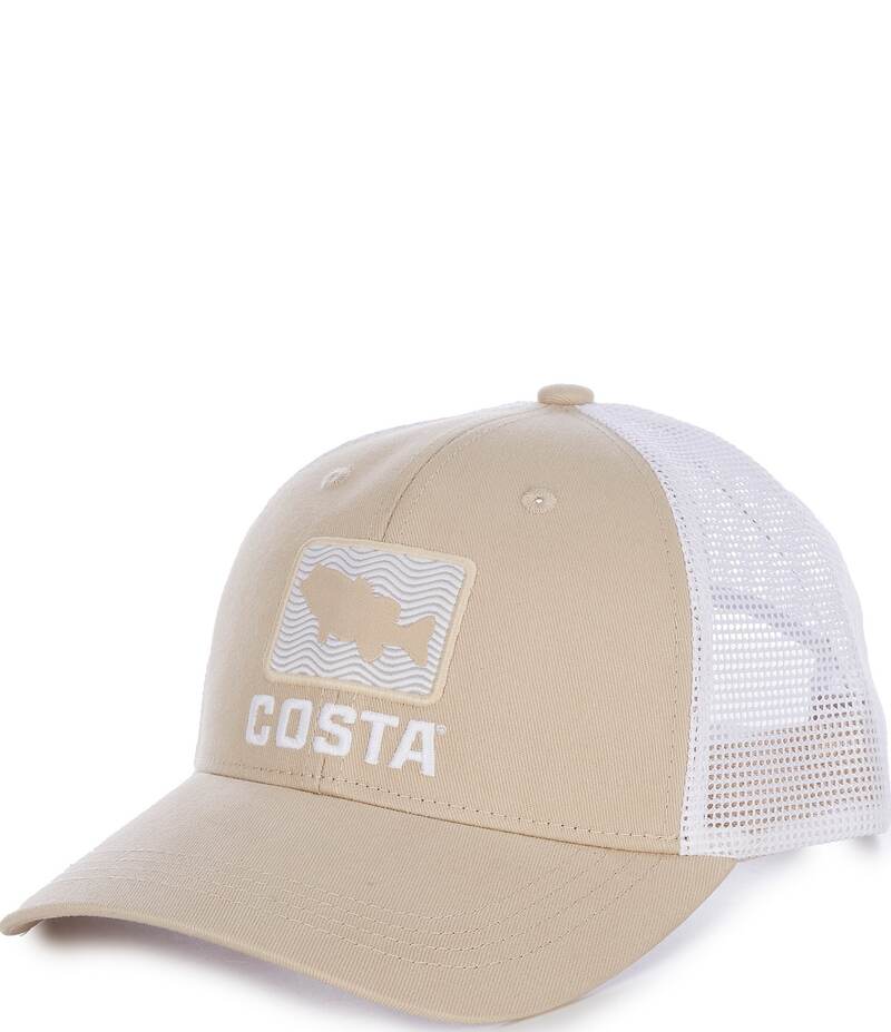 コスタ メンズ アクセサリー 帽子 Costa Bass Waves Trucker Hat Oxford Tan タン
