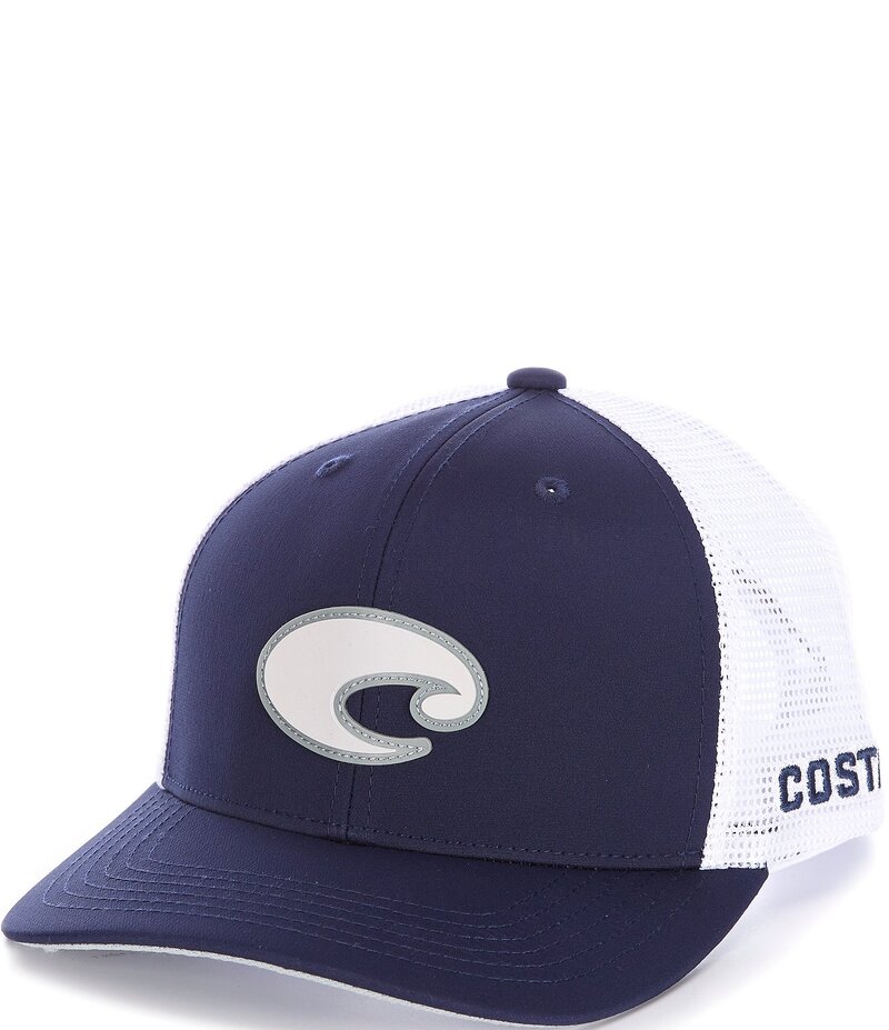   ꡼ ˹ Costa Performance Snap Back Trucker Hat Navy ͥӡ