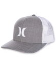 ハーレー メンズ アクセサリー 帽子 Hurley Del Mar Trucker Hat Cool Grey Heather グレー
