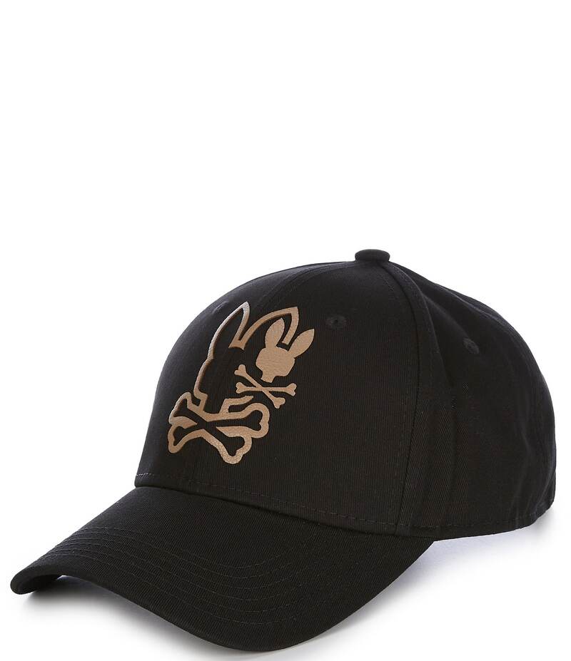 Хˡ  ꡼ ˹ å Psycho Bunny Aussie Baseball Cap Black ֥å