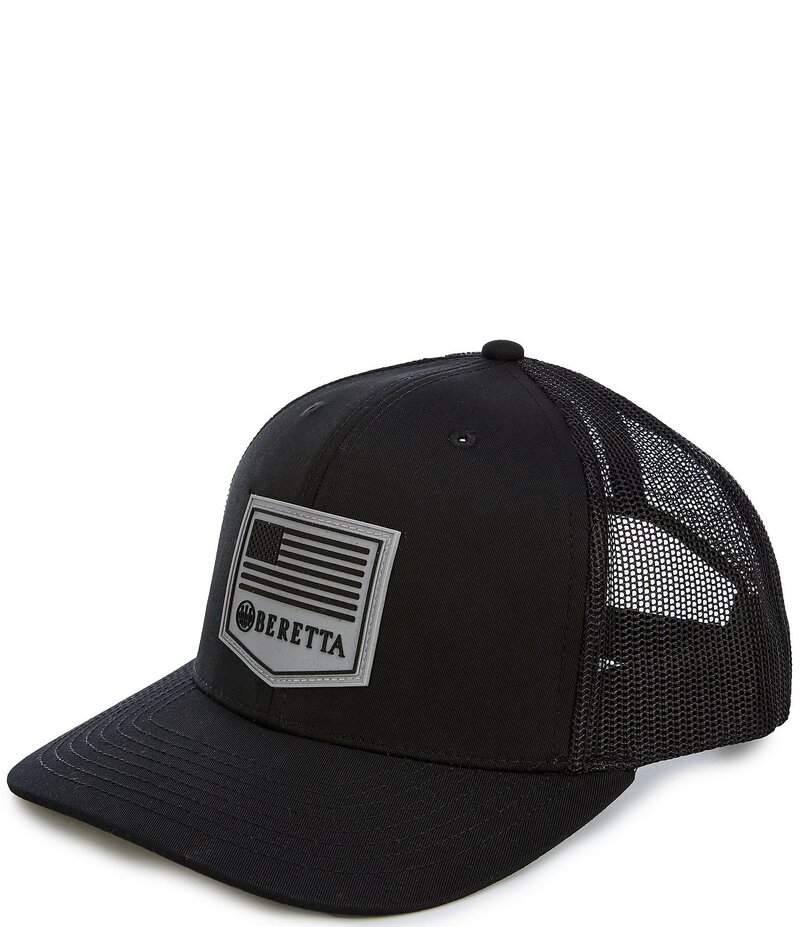 ベレッタ メンズ アクセサリー 帽子 Beretta PM Trucker Hat Black ブラック