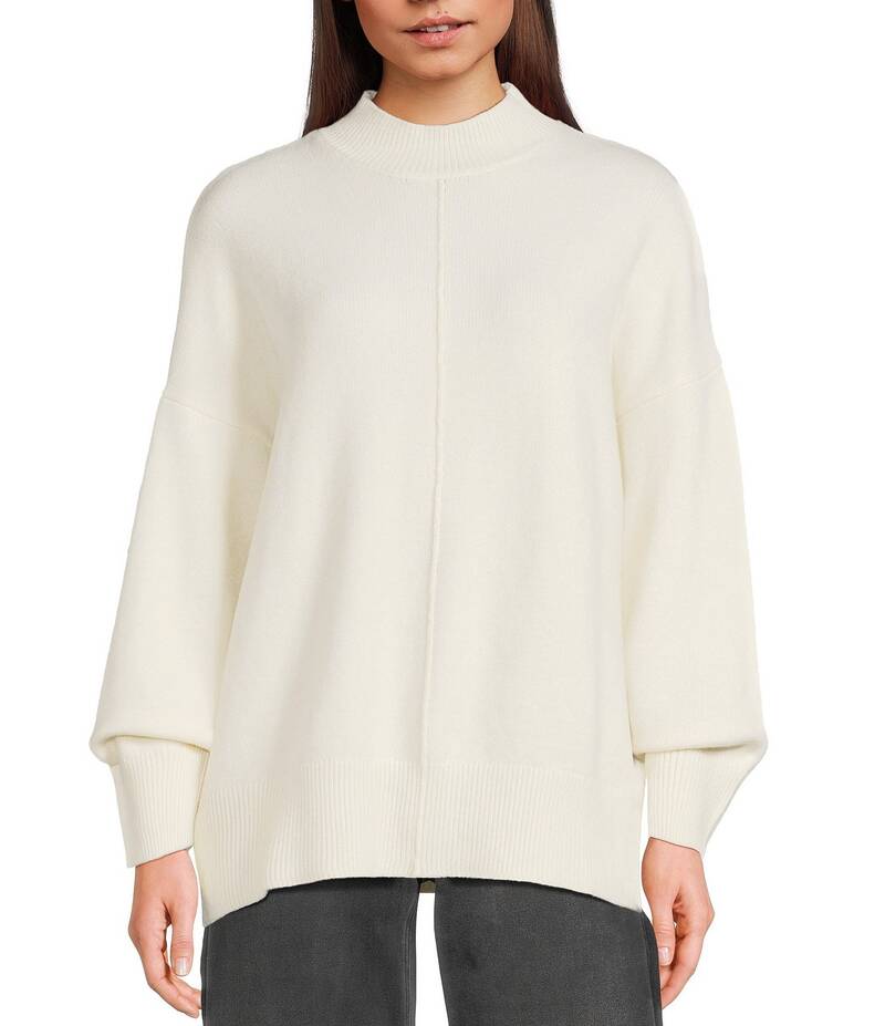 ブルーペッペーブルーペッパー レディース アウター ニット・セーター モックネック Blu Pepper Mock N..