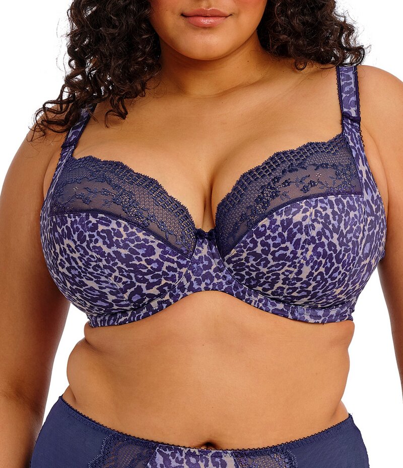 エロミ レディース アンダーウェア ブラジャー プリント Elomi Lucie Leopard Print Full Busted Under..