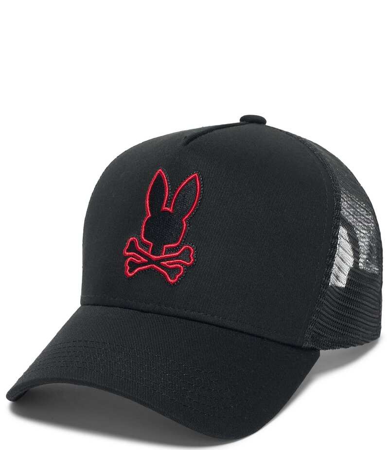 Хˡ  ꡼ ˹ å Psycho Bunny Sayer Trucker Cap Black ֥å