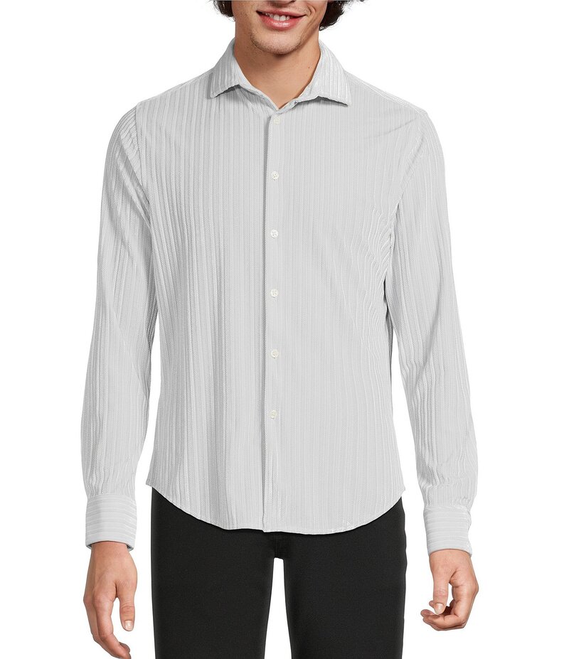 ムラノ メンズ トップス シャツ スリムフィット ベルベット コート ニット Murano The Holiday Edit Collection Slim F...