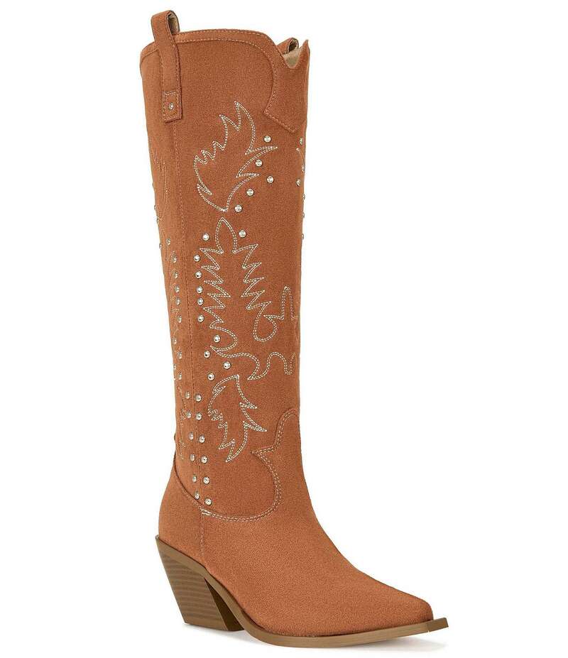 アザレア ワン レディース シューズ ブーツ・レインブーツ トール Azalea Wang Beckett Studded Tall W..