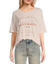 【送料無料】 ランドリールーム レディース Tシャツ トップス Short Sleeve Saint Barth 89 Oversized T-Shirt Blush Pink
