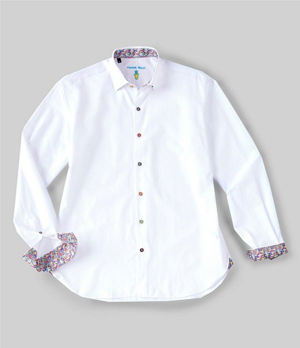 ビスコッティ レディース シャツ トップス Solid Long-Sleeve Woven Shirt White