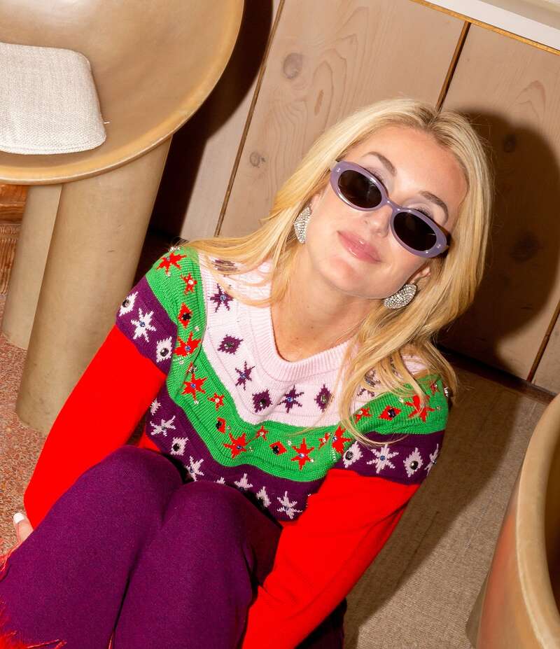 アントニオ メラーニ レディース アウター ニット・セーター ウール Antonio Melani x The Nat Note Ki..